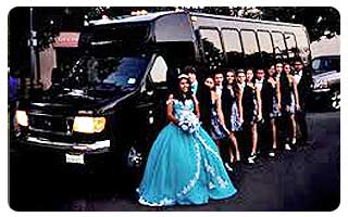quinsianera party bus